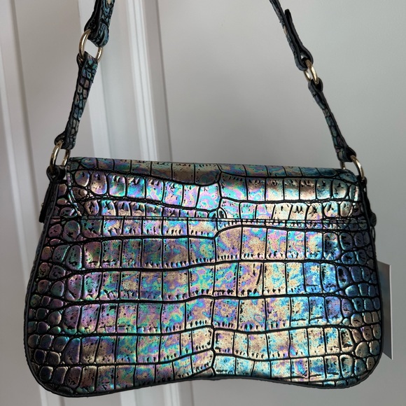 Brahmin Nerida Shoulder Bag Black Galexia Leather $335 - Picture 8 of 9